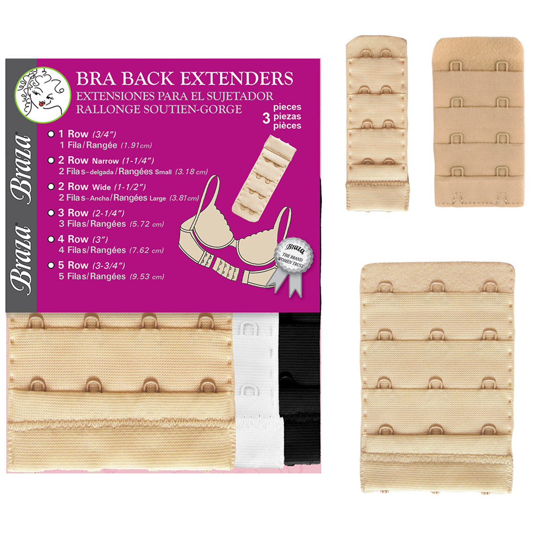 Bra Extenders - 3 piece package – Lisa Marie's Boutique