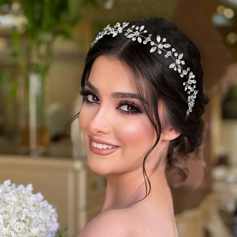 Crystal Bridal Headpieces Belt Vine – Lisa Marie display picture 1