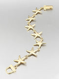 Gold Starfish Bracelet