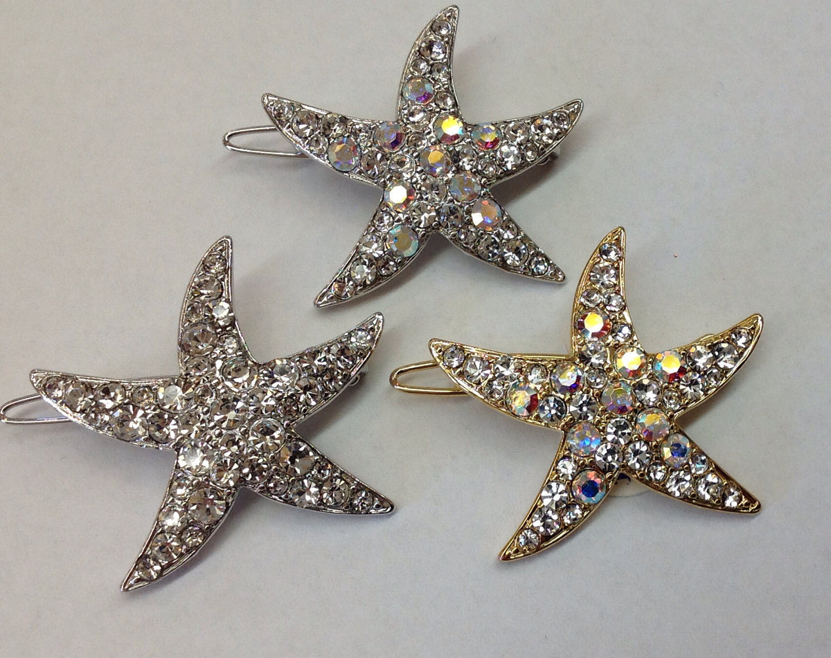 Starfish Crystal Hair clip – Lisa Marie display picture 3