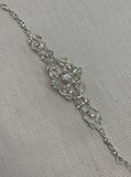 Vintage style Silver Crystal Bracelet