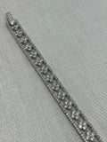 Silver Clover CZ Bracelet