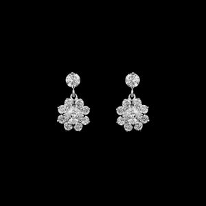CZ Flower Earrings ME-4971
