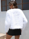 Plush Faux Fur Coat