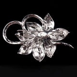 Pearl Flower Brooch Pin White