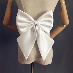 Romantic Detachable Satin Bridal Bow