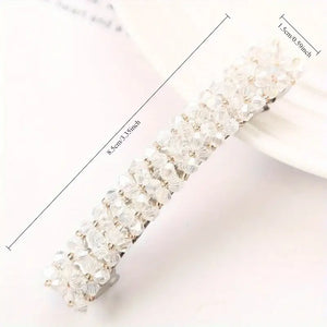 Rhinestone Beaded Hair Clip