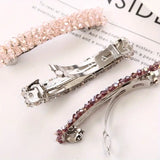 Rhinestone Beaded Hair Clip