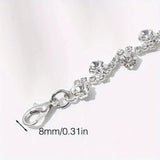 Rhinestone Bra Strap Adjustable Triangle