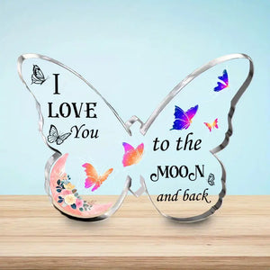 I LOVE You to the MOON and back Acrylic Plaque