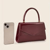 Evening Bag Pleather Cranberry
