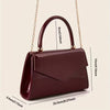 Evening Bag Pleather Cranberry