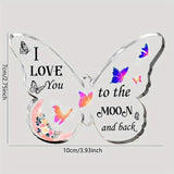 I LOVE You to the MOON and back Acrylic Plaque