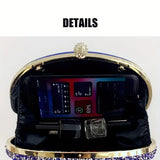 Sparkling Peacock Rhinestone Clutch Purse