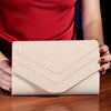 Elegant Faux Suede Envelope Clutch