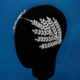 Crystal Leaf Shape Headband Head Hoop