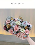 3D Beaded Flower Evening Bag