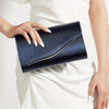 Navy Wave style Evening bag