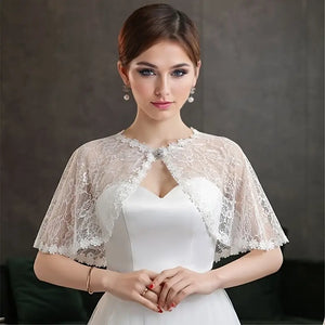 Romantic Lace Bride's Shawl