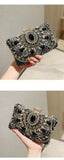 Beaded Rhinestone Evening Bag,