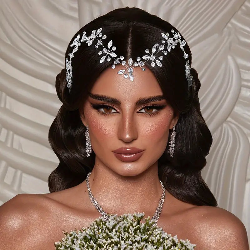 Bridal Headpiece/Belt Bridal Sash Belt Wedding Dress Sash Belt Crystal Sash Belt  main image 3