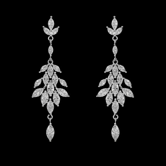 CZ Dangle Drop Earrings E-5420