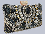 Beaded Rhinestone Evening Bag,