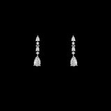 CZ Dainty Pear Drop Necklace Set N-5336
