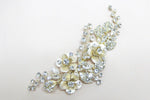 Floral Gold Bridal hair comb S-2757