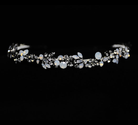 Opal and clear crystal headband/belt  TL-369