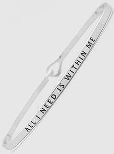 All I Need Is Within Me Bracelets 61-B4315-RH