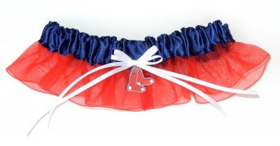 Boston Red Sox Inspired Garter with Licensed Charm
