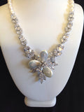 Freshwater Pearl and Swarovski Crystal Necklace Set
