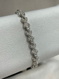 Silver “Butterfly” Rhinestone Bracelet