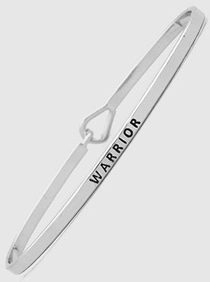 Warrior Engraved Bracelets 61-B4216-RH