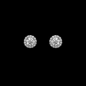 CZ Small Round Earrings ME-3820