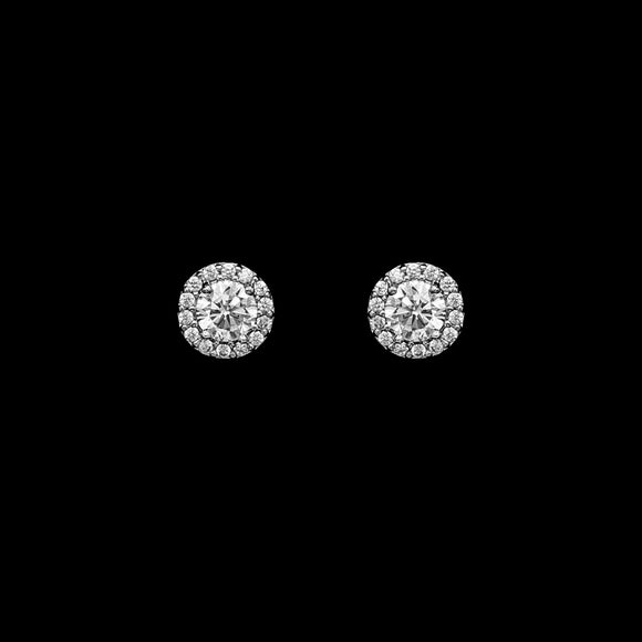 CZ Small Round Earrings ME-3820